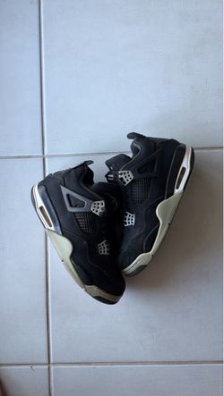 Jordan 4 black canvas size 9