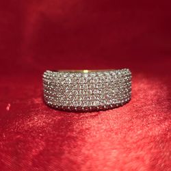 14k Yellow Gold Diamond Round Cut Ring 2.00 ctw