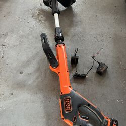 Black And Decker Cordless Hedge Trimmer and Grass Trimmer 