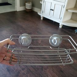 Suction Cup Shower Caddy Wall Mount Bath Shelf