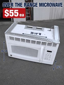 GE OVER THE RANGE MICROWAVE