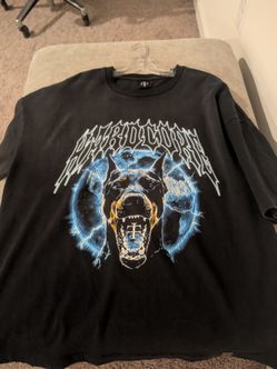 Black Oversized Teletech T-shirt (Size L)