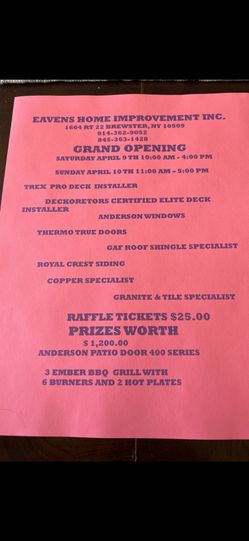 Grand Opening