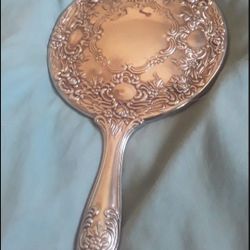 Antique Silver Mirror