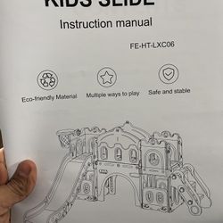 L Shape Toddler Slide