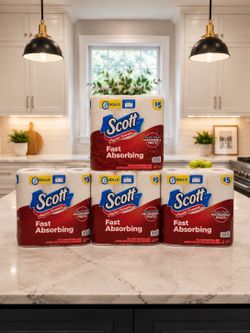 New Scott paper towels 4 for $15