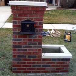 Need A Bricked In Mailbox Or A New Driveway…Give us a Call…