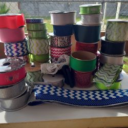 Rolls of Ribbon For Crafting/mums..