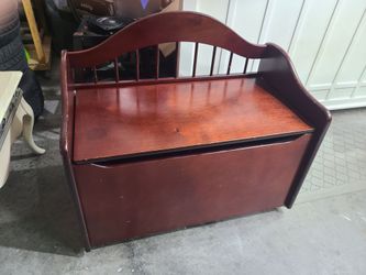 Toy box storage bench