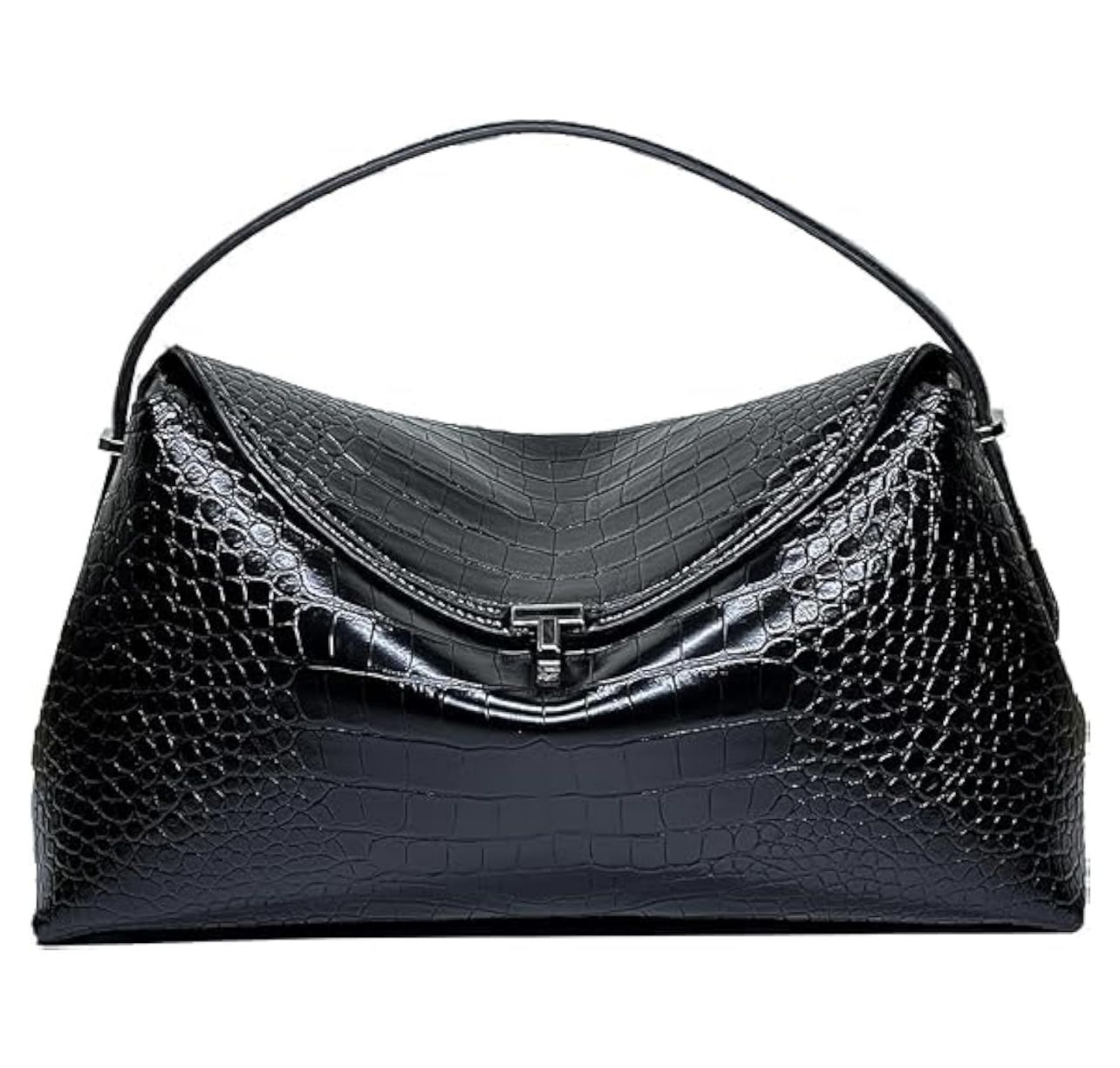 Woman Handbag Luxury Leather Underarm Shoulder Casual Tote Soft Bucket Bag