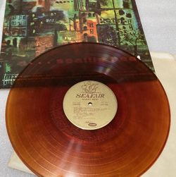 Seattle Jazz Gold Beer-colored Vinyl SEATTLE BEAT 1962 Retro w/City Photos Story