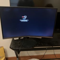 Samasung Curved 27” monitor W/ Speakers