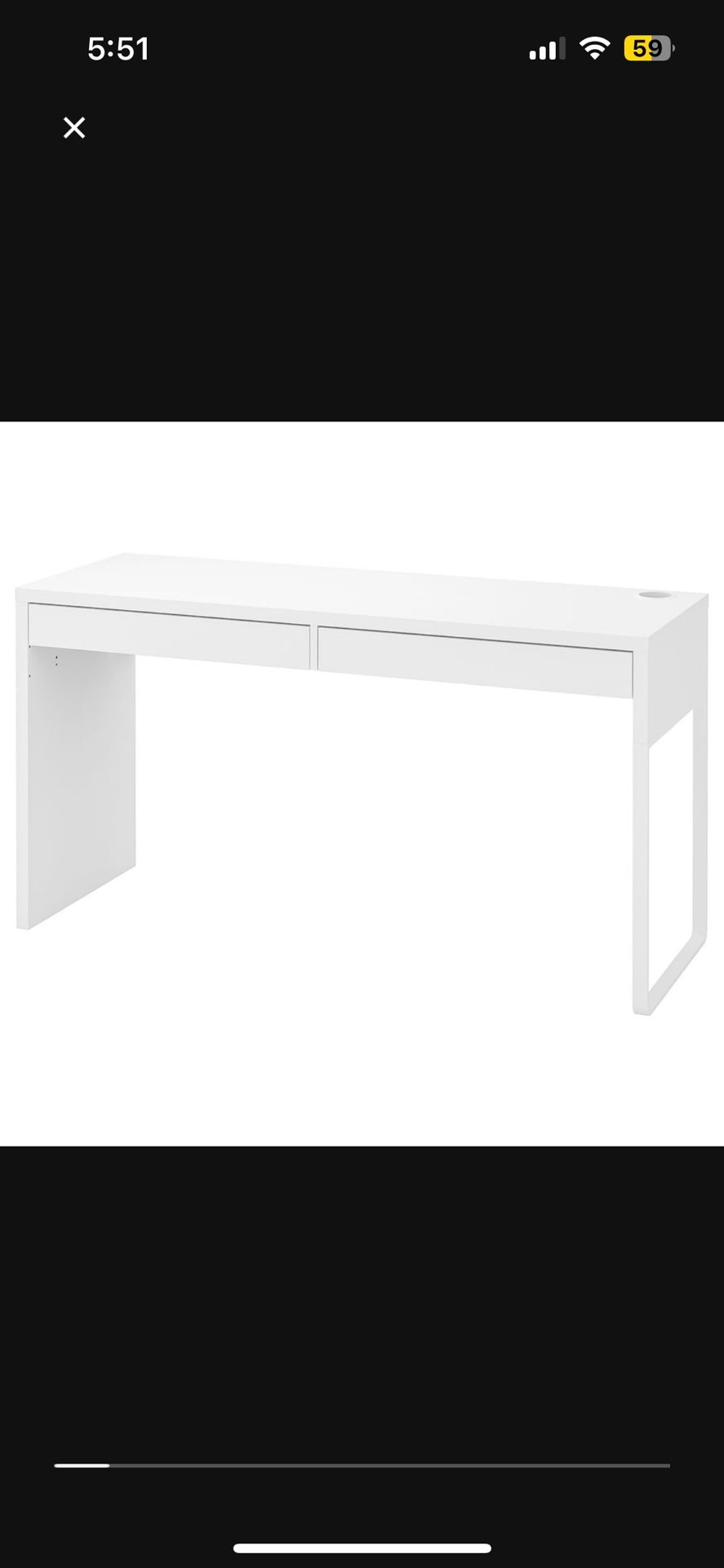 IKEA MICKE desk