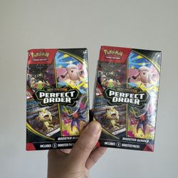 Pokemon Perfect Order Booster Bundles Sealed New
