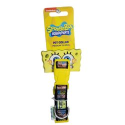 SpongeBob Squarepants Dog Collar Size Medium Adjustable Nickelodeon - New 