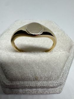 Gold Plated 925 Sterling Silver Ring Size 9