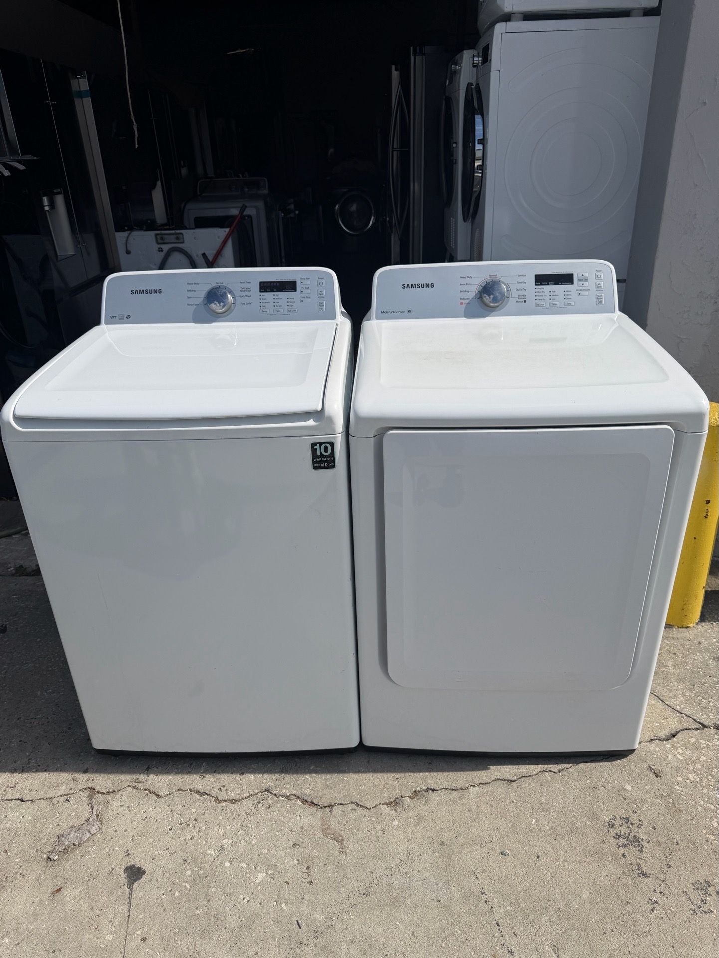 Samsung gas washer and dryer