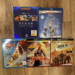 Almost New Disney Movies Lot 