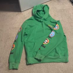 Green Chrome Hearts hoodie 