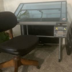 Chair And Drafting Table 