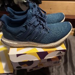 Preowned Adidas UltraBOOST Parley Blue 10.5