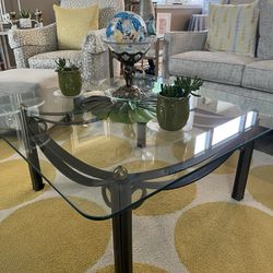 Glass Top Coffee Table
