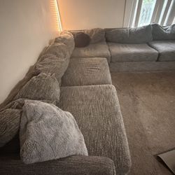 Living Room L-Sectional Furniture 