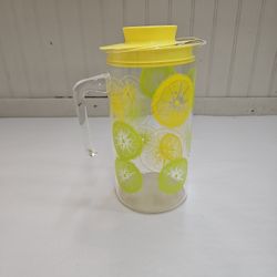 Vintage Pyrex Lemon/lime Glass Pitcher - Shelton 