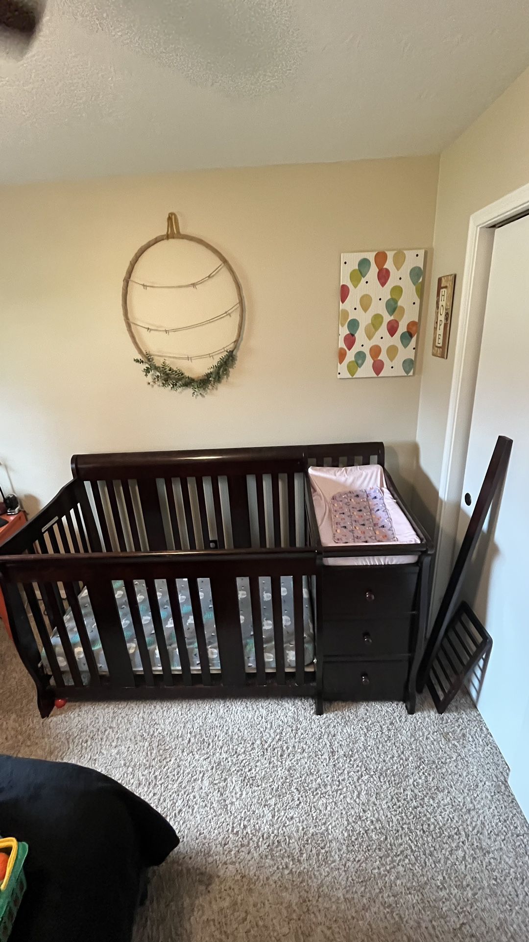 Baby Crib-Changer W/ Mattress