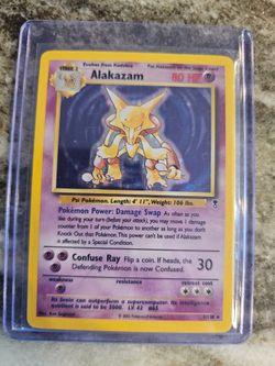 LP Alakazam Holo Legendary Collection 1/110 Pokemon Card