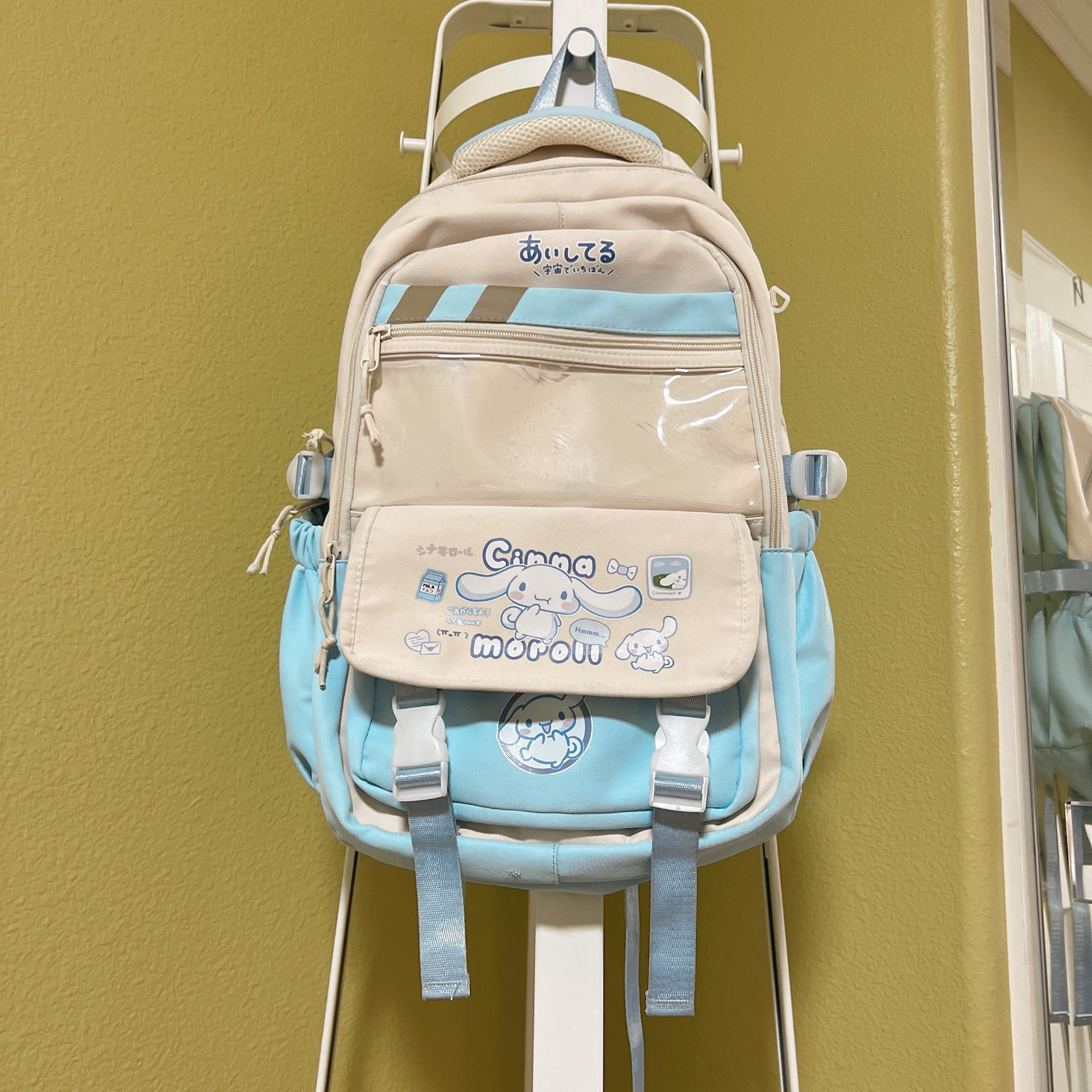 Cinnamoroll Cute Backpack for Girls 8-10 Kids - Cool Anime Cartoon Student School Backpack