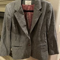 Gray Wool Blazer