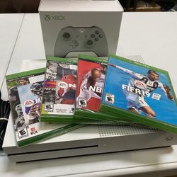 Xbox One S 500GB Console + Accessories + Sports Games Bundle