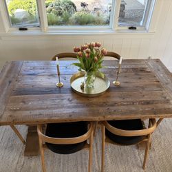 Oak Dining Table 83” X 42” 