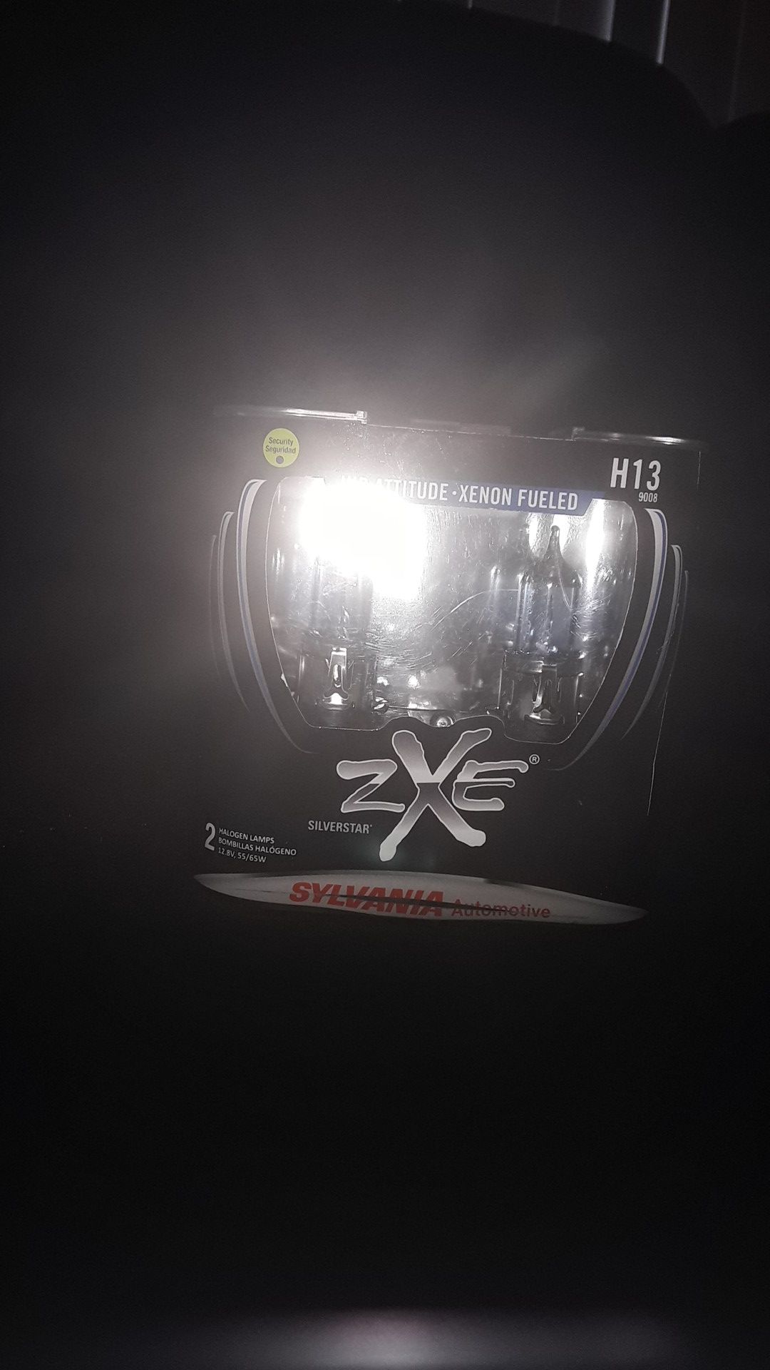 Sylvania zxe headlights size H 13