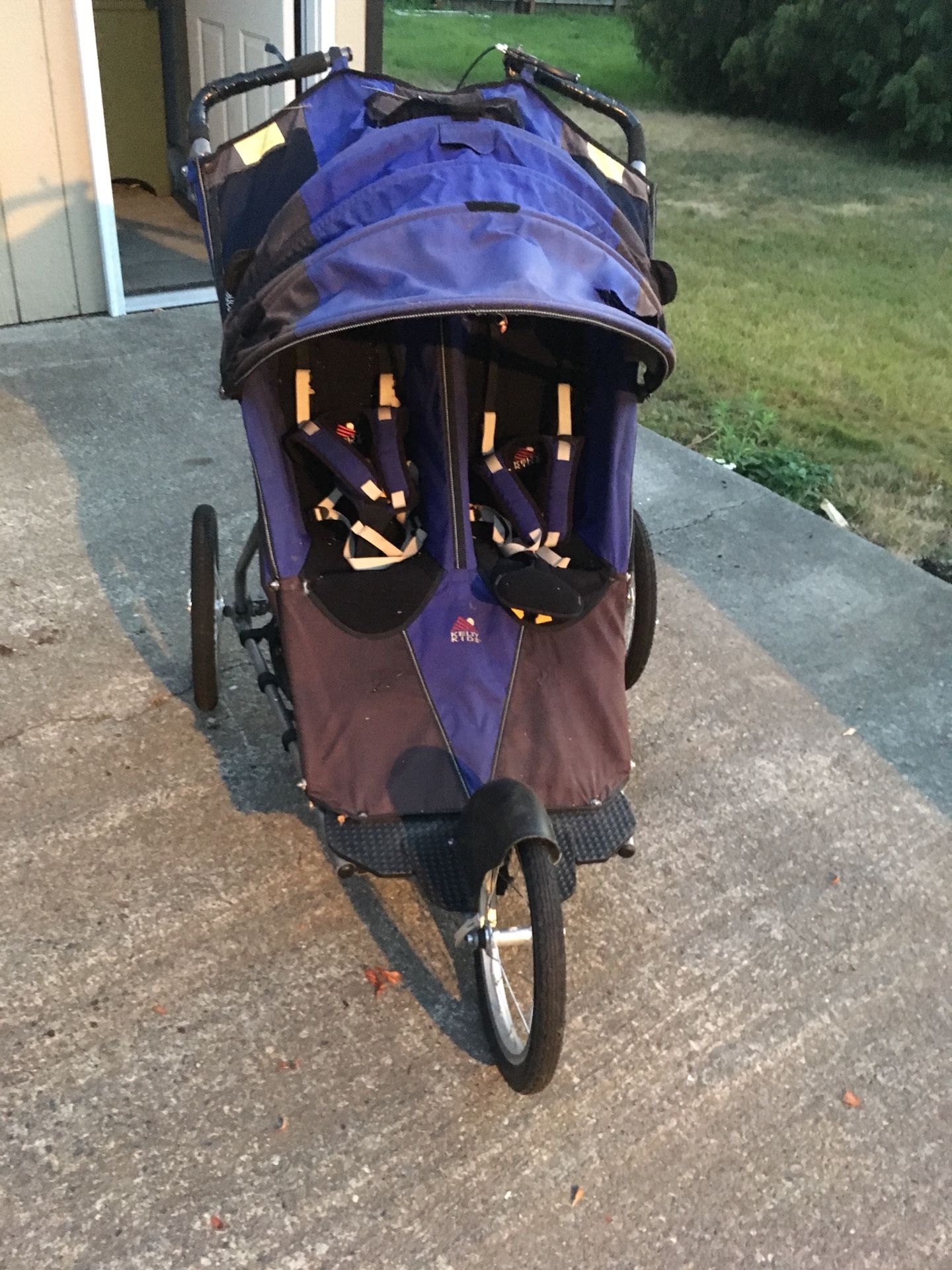 Kelty kids deuce coupe double jogging stroller
