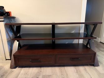 Wooden tv stand