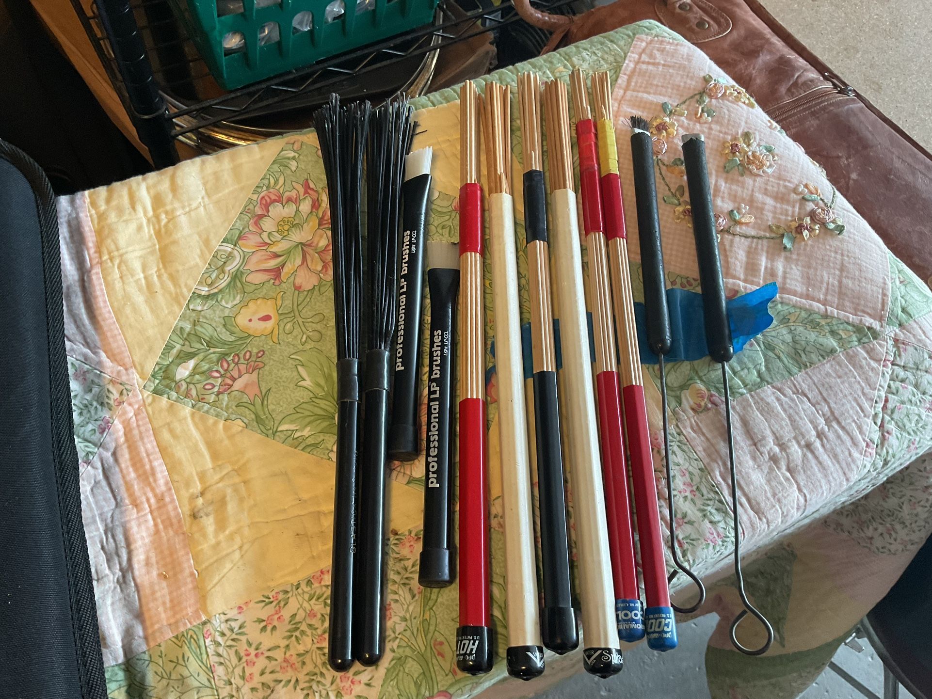 Brushes Drum Sticks Hot Rods Pickup @ Kempsville library in Virginia Beach or Bingo City in Yorktown.