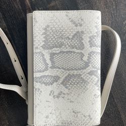 ALLSAINTS Claremont Snake Crossbody Bag