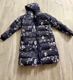 Columbia Long Puffer Coat Floral Print