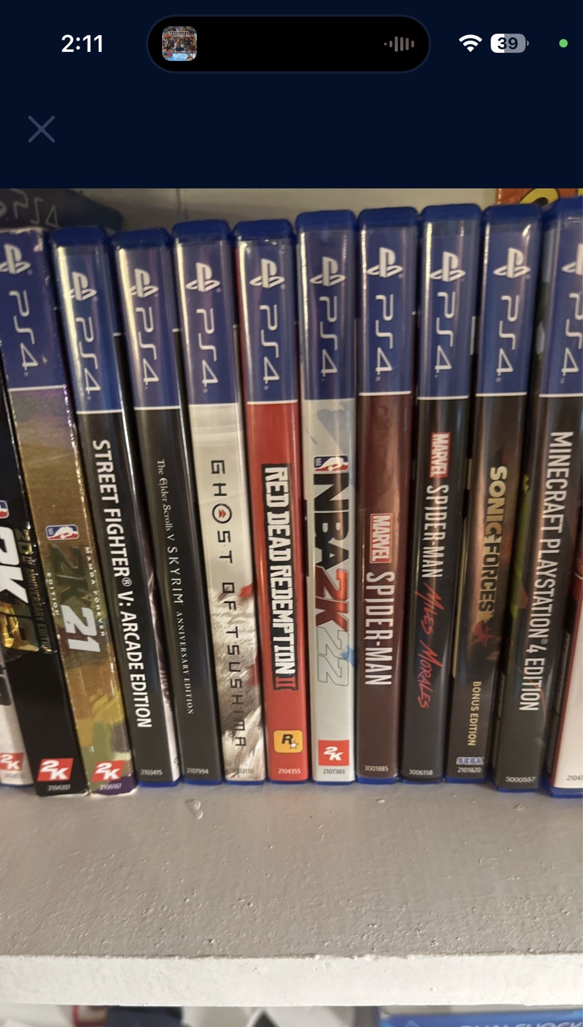 Bunch of PS4 Games
