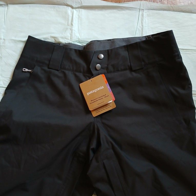 Patagonia Insulated Snowbell Women's Black Pants Size Short M
