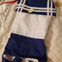 PET SAILOR OUTFIT, NAUTICAL THEME,  Great For HALLOWEEN COSTUMES- XS, SML, MED &LRG, New, NICE!!!, 