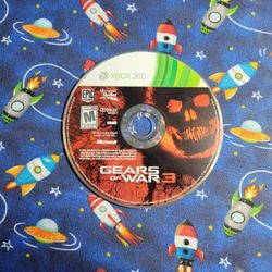 Gears Of War 3 Microsoft Xbox Original 360 One Game Disc