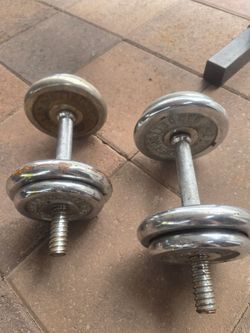 Dumbbells adjustable