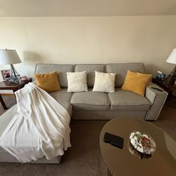 Small Sectional That Turns Into A Pop-up Sleeper 