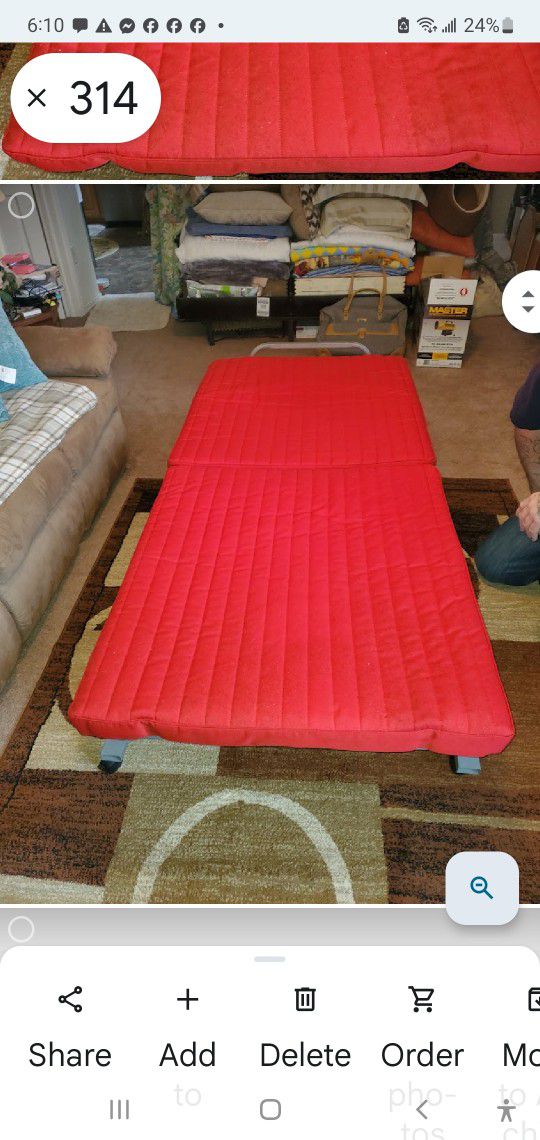 Folding Bed TWIN size