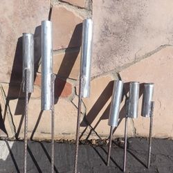 Galvanized Steel Fishing Rod Holders 