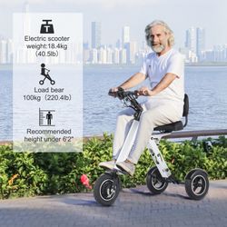 TopMate ES35 Foldable 3-Wheel Electric Mobility Scooter w/ Backrest - $500 firm