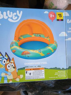 Blue baby pool